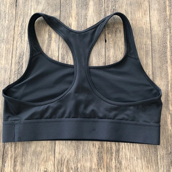 Victoria’s Secret Sport Size Large Black The Player Racerback Sports Bra Workout - Picture 3 of 5